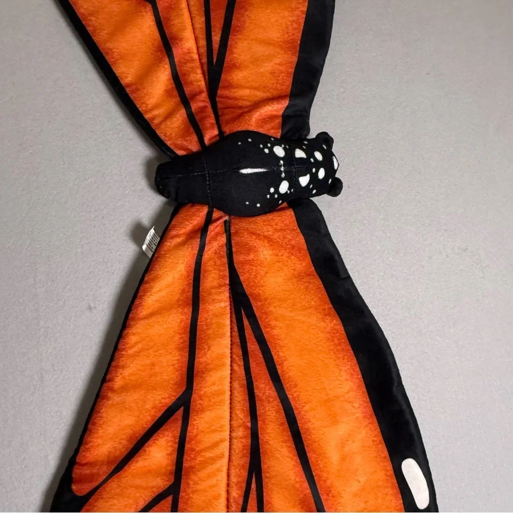 Monarch Butterfly Wings Plush Costume Cosplay Halloween Youth 48” Anime Game